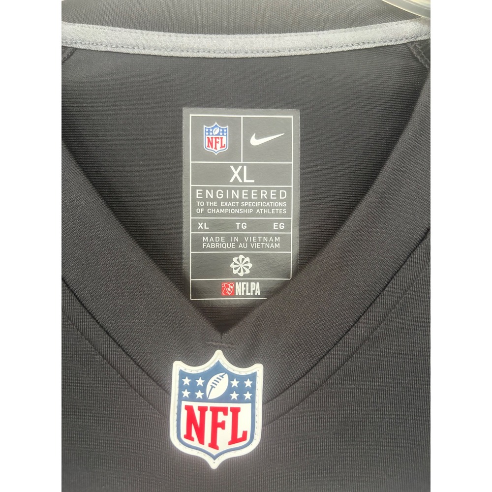 Nike New England Patriots Drake Maye #10 Game Jersey Black Men's XL NFL Football - Picture 3 of 6